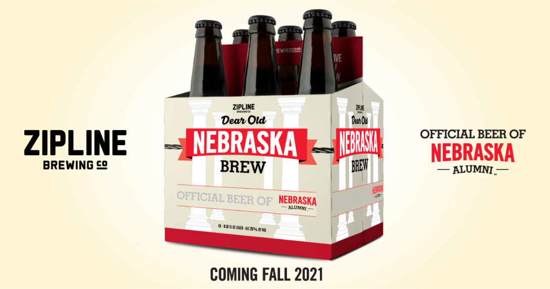 The Nebraska Alumni Association and Lincoln’s Zipline Brewing Company are pleased to announce a collaborative beer designed by and for University of Nebraska alumni.