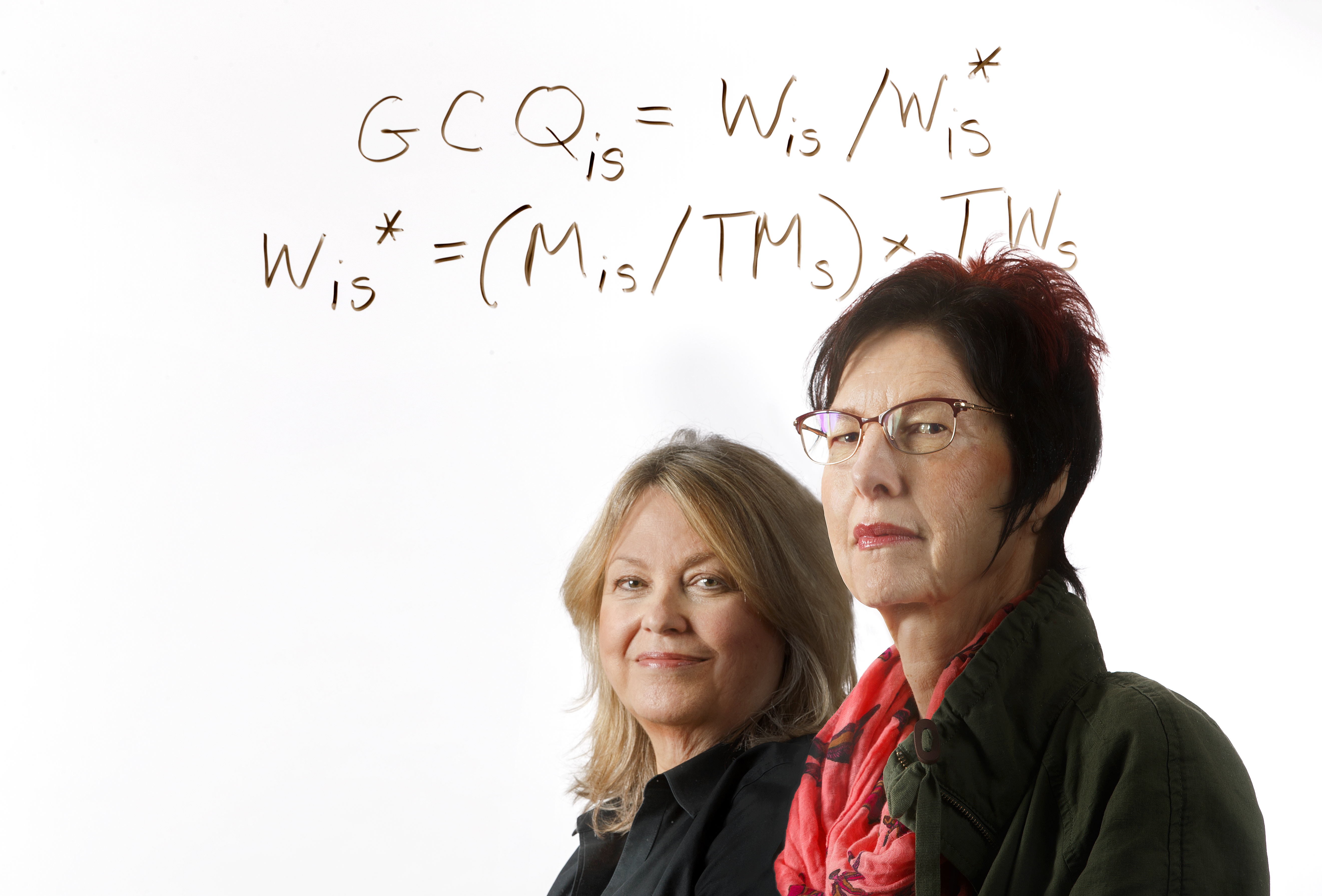 Nebraska researchers (left) Ann Mari May and Mary G. McGarvey