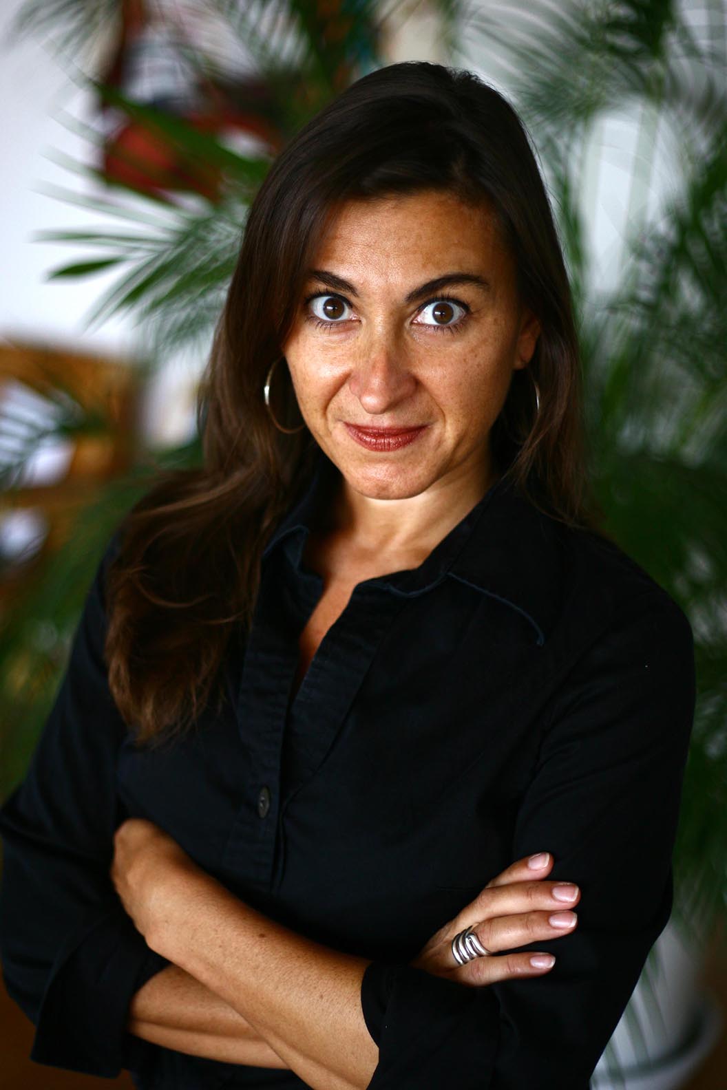 Color portrait of Lynsey Addario