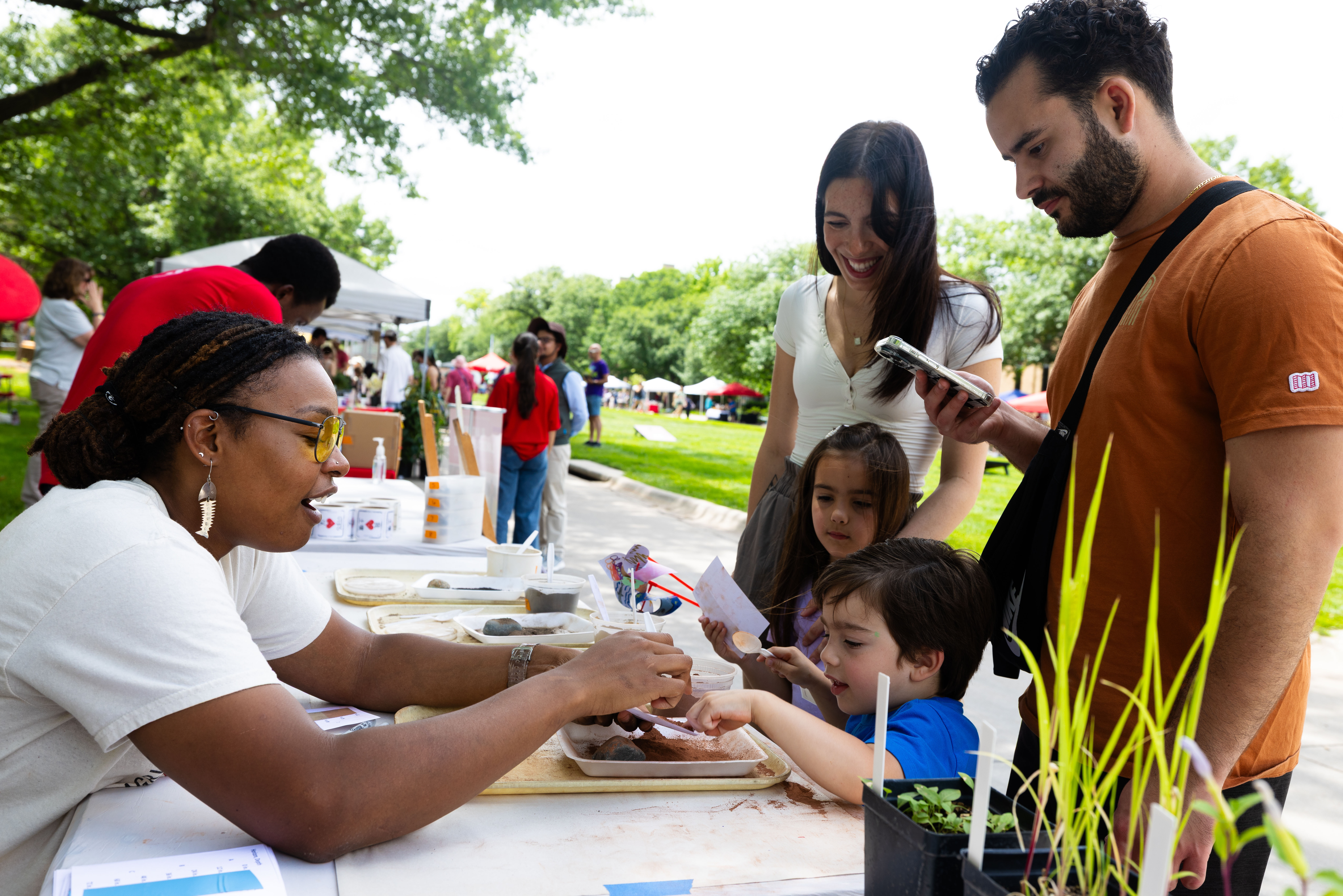 East Campus Discovery Days table