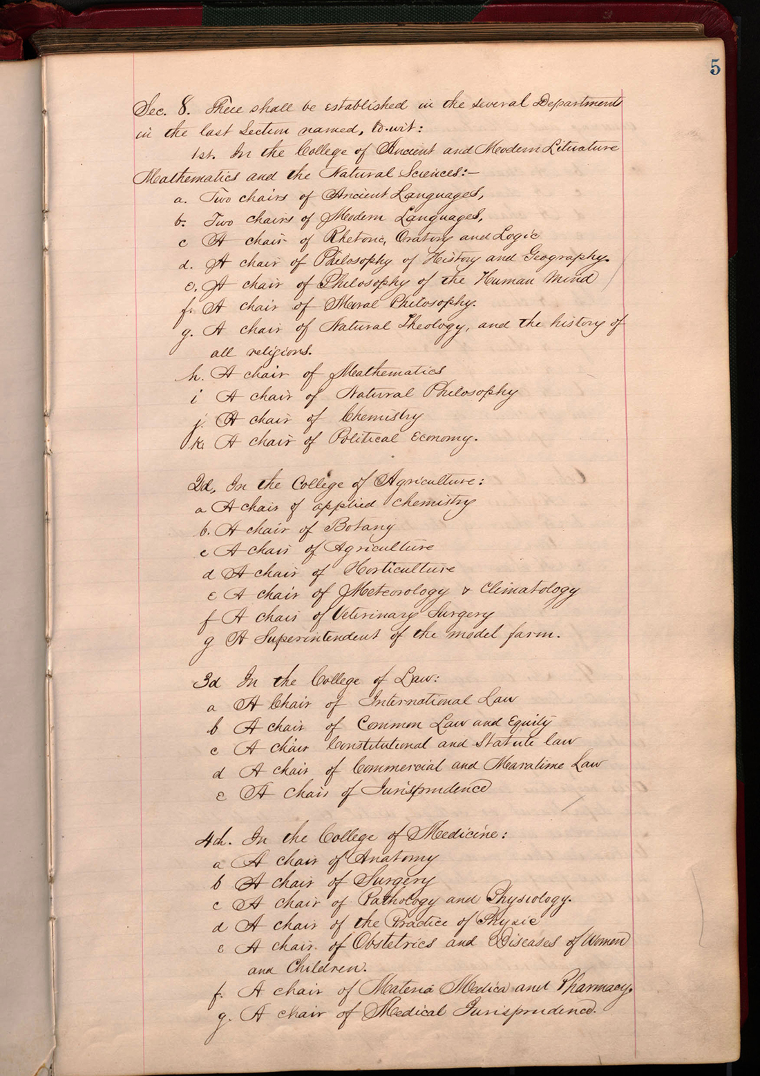 University of Nebraska charter, page 3