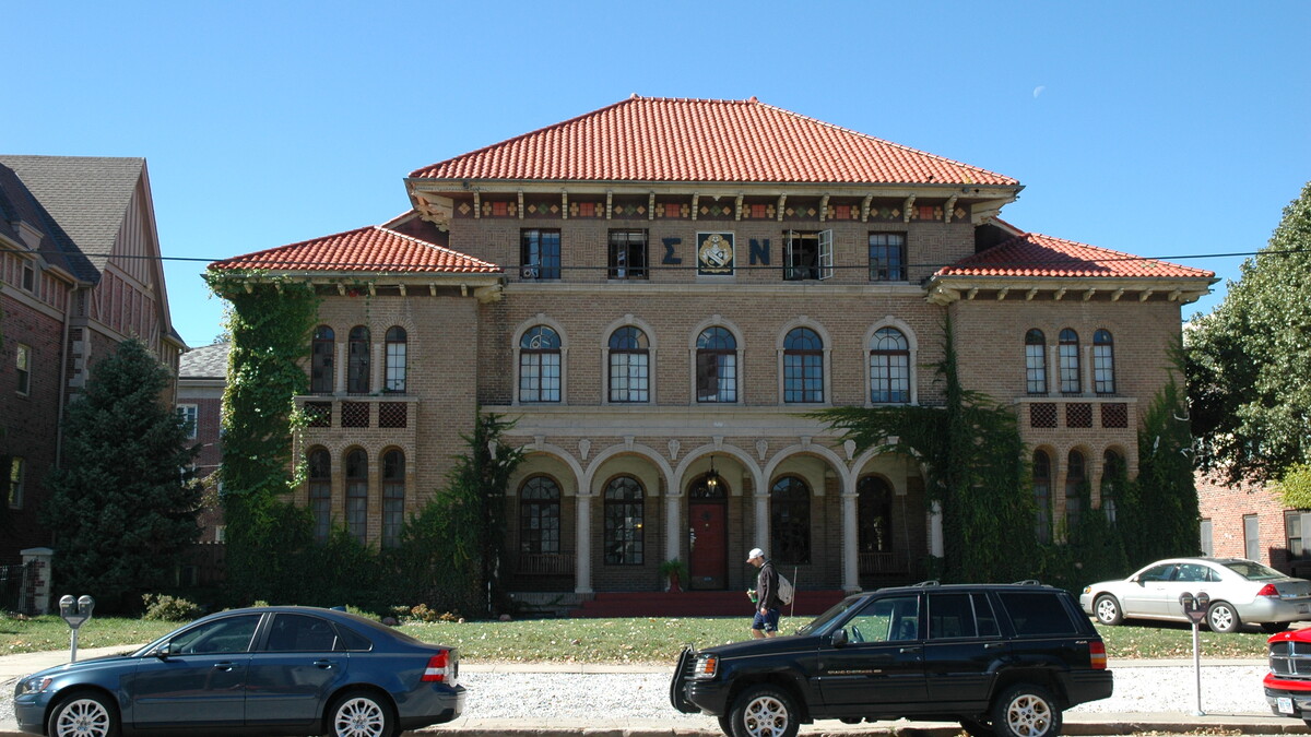 UNL's Sigma Nu house.