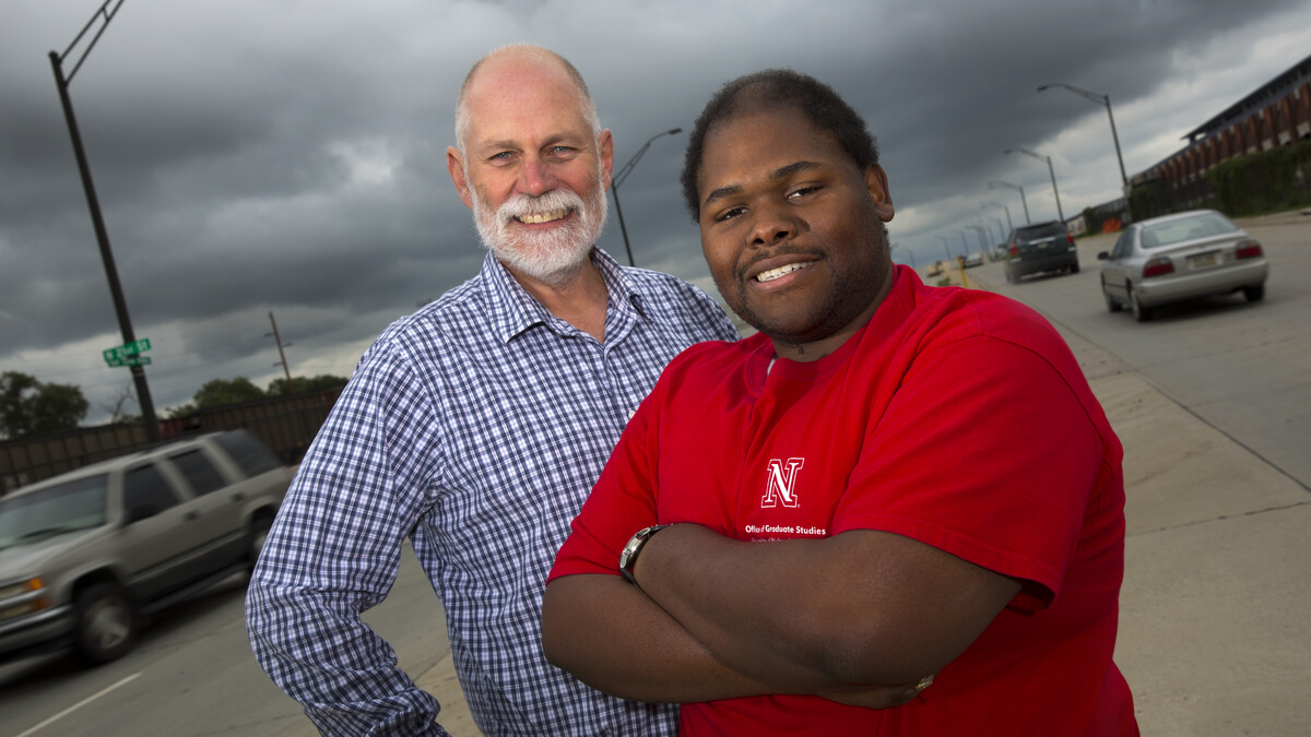 Mark Anderson (left) and Curtis Walker