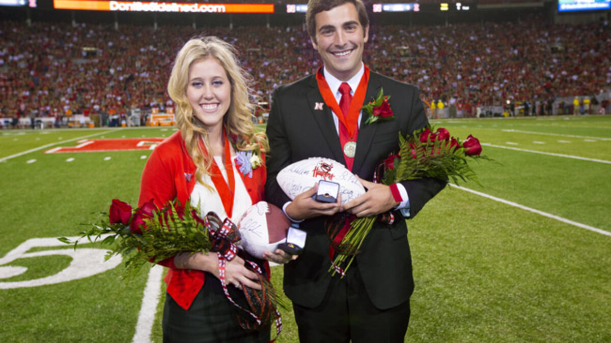 Shelby Kruse and Jeff Story are the 2014 Homecoming queen and king. 