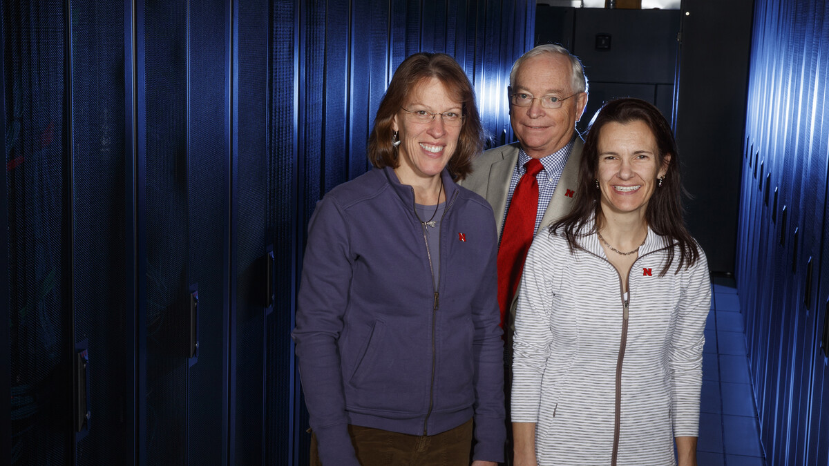Melanie Simpson, Brian Larkins and Jennifer Clarke