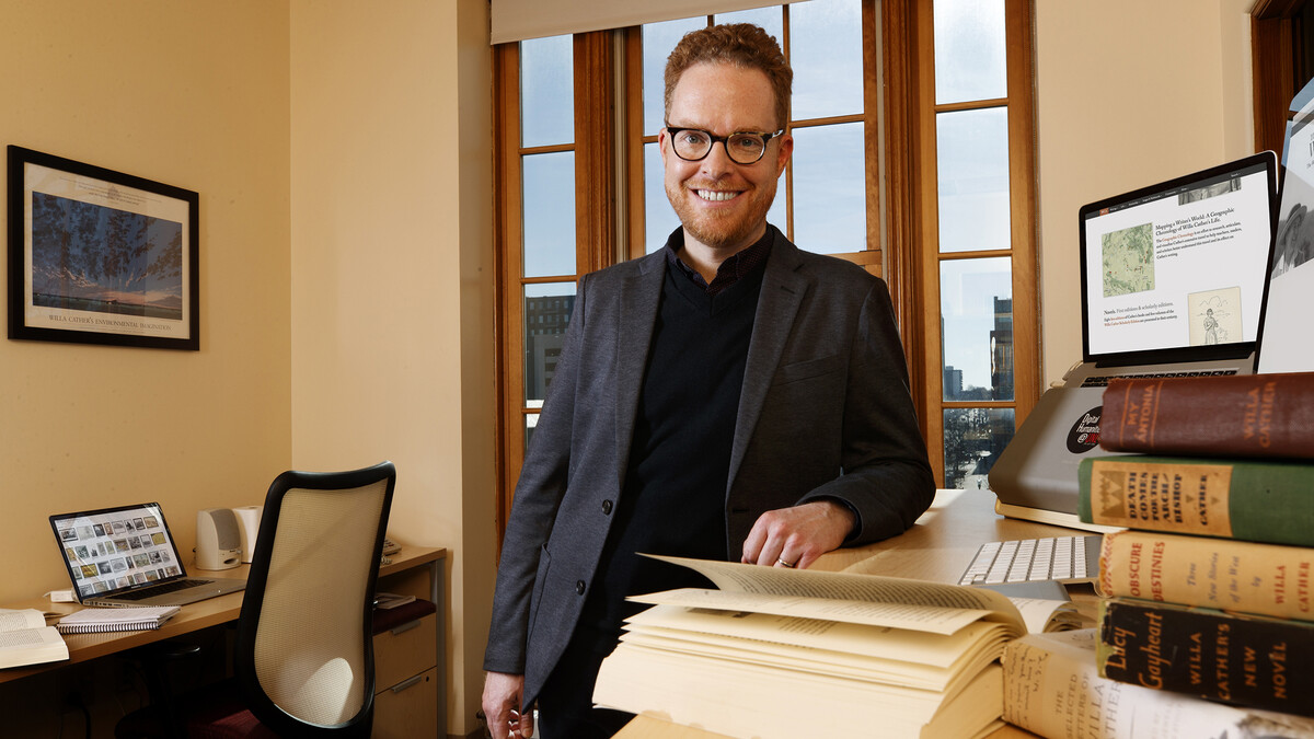 Andy Jewell will explore lessons from Willa Cather's life and writing in a March 26 Nebraska Lecture. The talk, which is 3:30 p.m. in the Nebraska Union Auditorium, is free and open to the public.