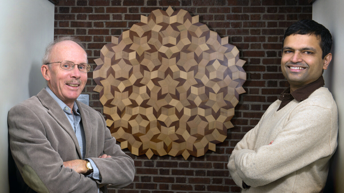 UNL's (from left) John Meakin and Srikanth B. Iyengar have been named fellows of the American Mathematical Society.