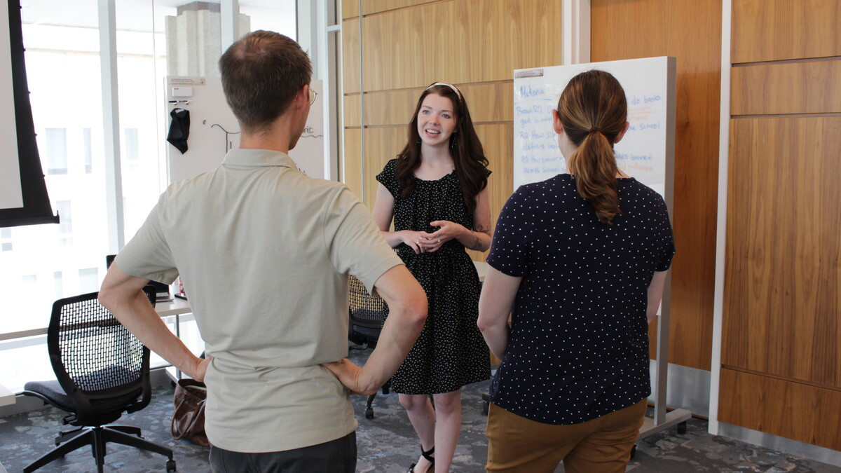 DH Fellow, Hanna Varilek, talks to CDRH staff about her project, The BookTok Collective.