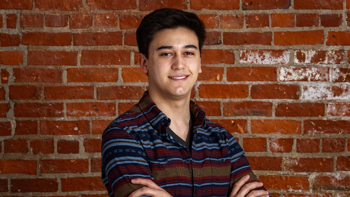 Brandon Ramos. Photo credit: Craig Chandler, University Communication