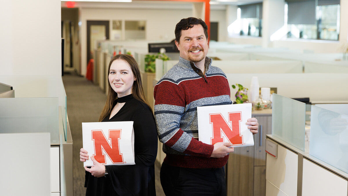 Mary Jane (MJ) Morgan and Scott Krienert are both graduating this month with their masters in Educational Administration. Both work in the registrars office. 
