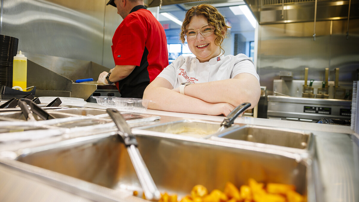 Ellyn McCarter, registered dietitian and nutrition manager with University Housing and Dining Services.