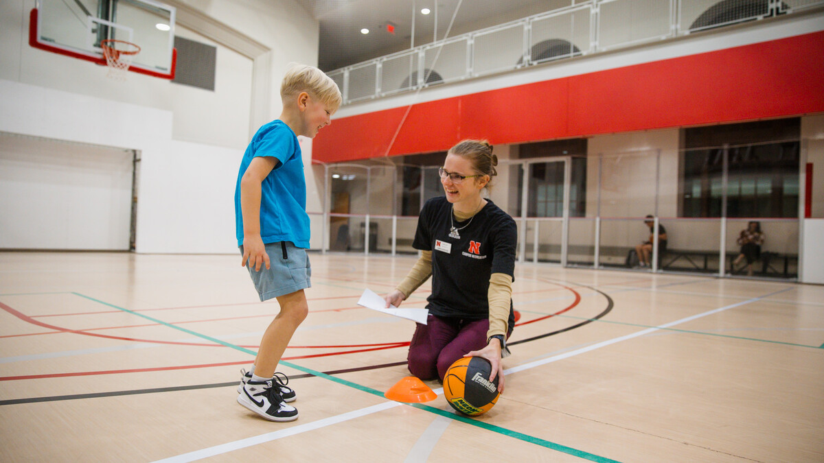 The graduate student from Dubuque, IA has always known she wanted to work with kids.  