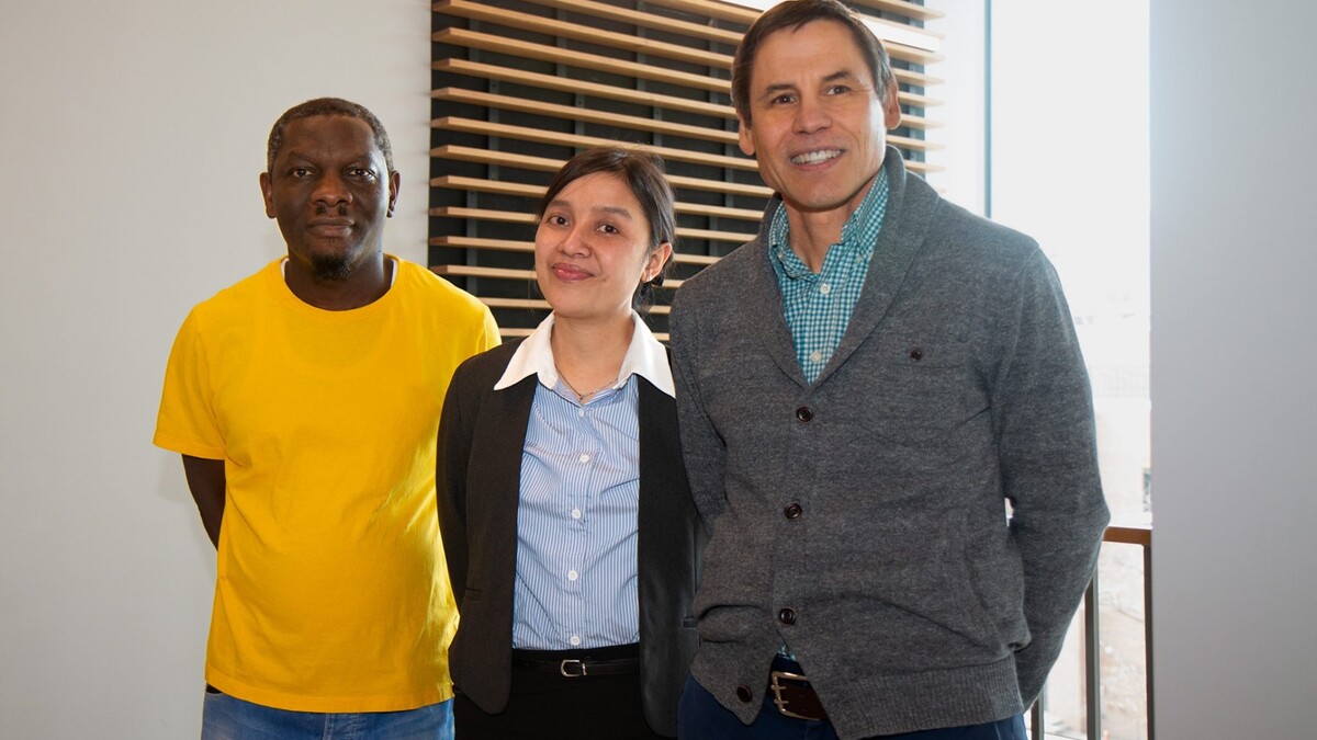 graduate research assistants Deogratias Musoke and Ni Ketut Wilmayani are working with Alex Mason, professor of child, youth and family studies, and CYFS, to explore resilience among vulnerable youth in residential care.