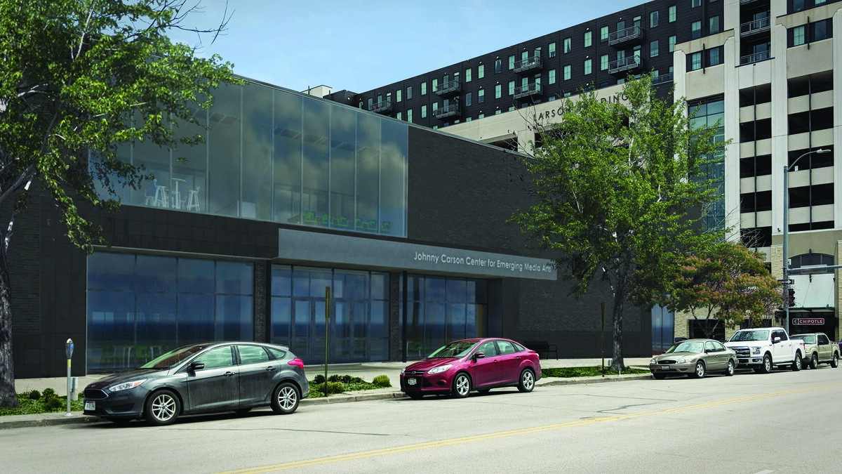 Carson Center exterior rendering