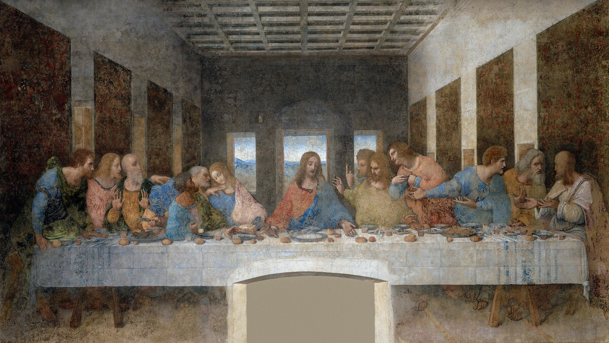 “The Last Supper,” by Leonardo da Vinci, is found in Santa Maria delle Grazie, Milan, Italy.
