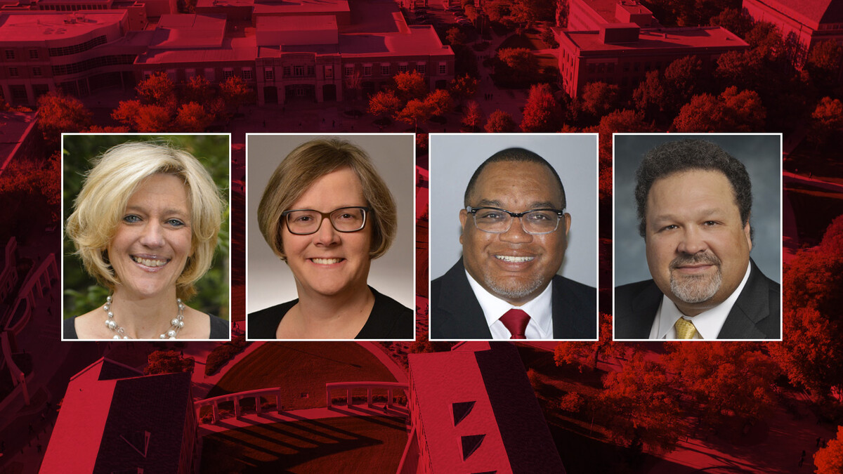 Finalists vying to be Nebraska's next dean of the College of Education and Human Sciences are (from left) Amy Bonomi, Sherri Jones, Donald Easton-Brooks and Rick Kreider.