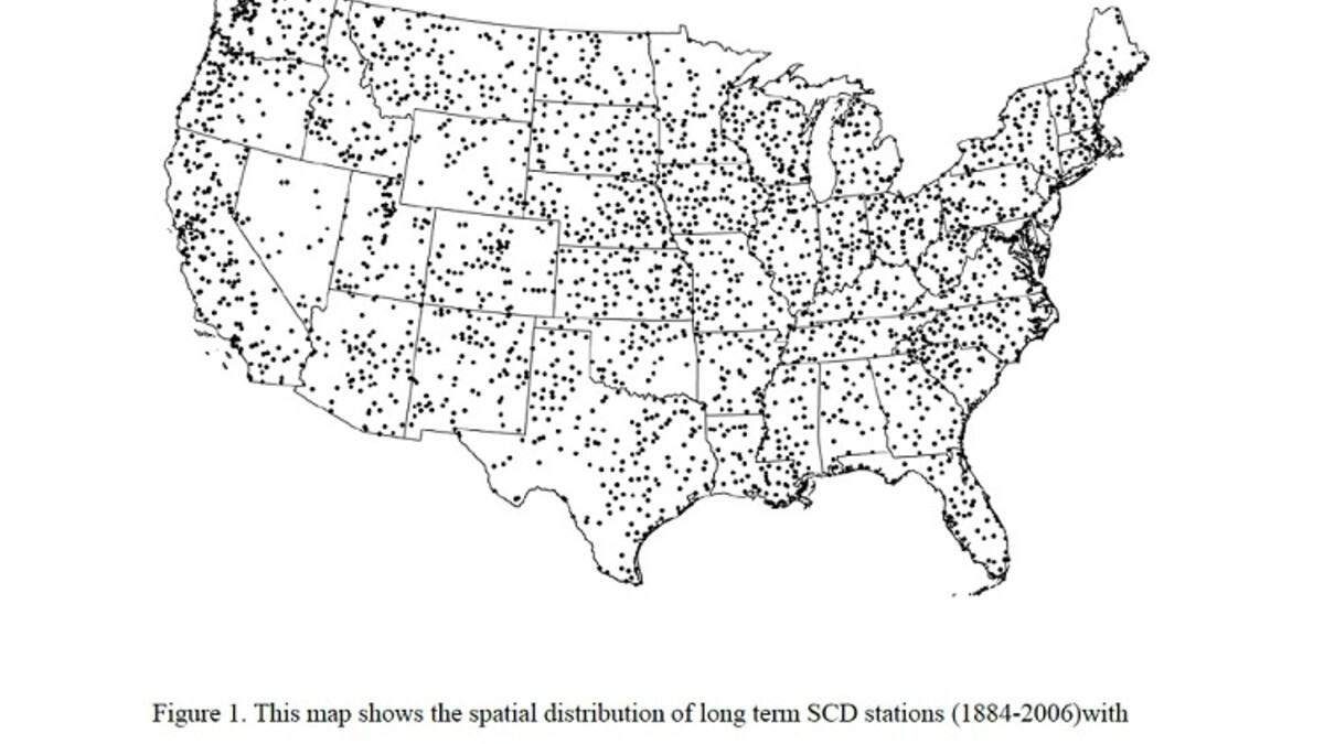 A figure from "Development of a Long-Term Serially Complete Dataset of U.S. Temperatures and Precipitation for Climate Services," which was published in the Journal of Service Climatology in early 2015. 