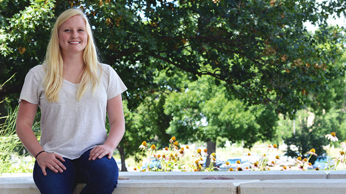 School of Natural Resources graduate student Catie Finkenbiner has been awarded a $25,000 Monsanto Graduate Student Scholarship. (Mekita Rivas | Natural Resouces)