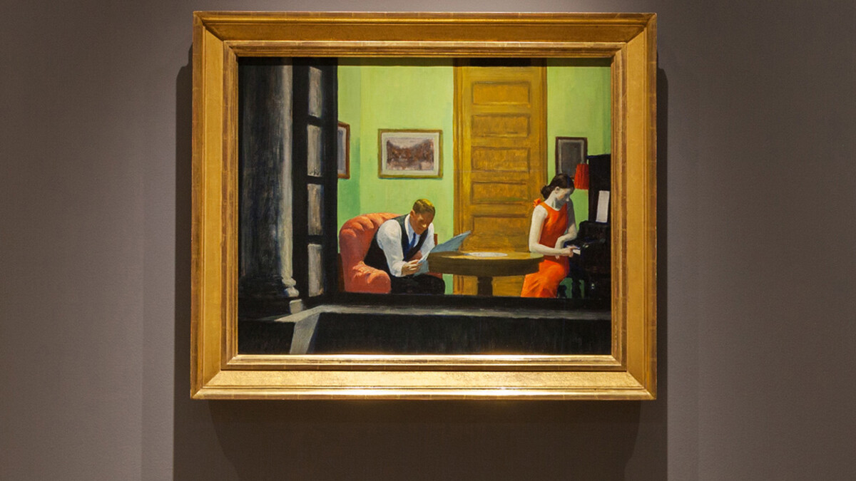 Edward Hopper's "Room in New York."