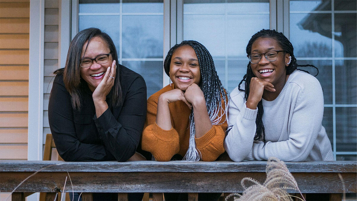 Courtney Young and family