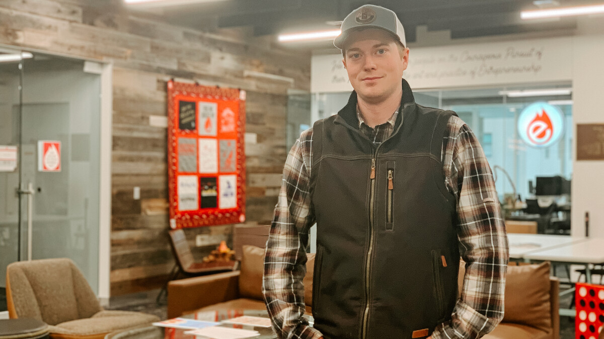 Rohrer notes that the Engler Program has helped him to think more practically as an entrepreneur, planning his business moves step-by-step.  