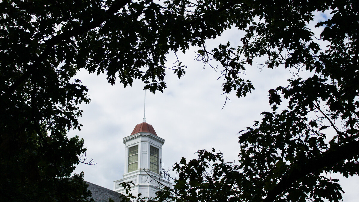 Love Library's cupola