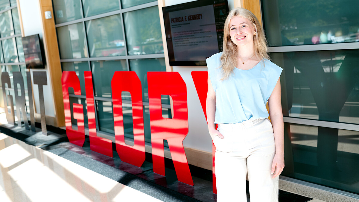 Madeline Splichal, an economics major from Lincoln, studied abroad in Kobe, Japan, which provided a blend of academic, cultural and professional experiences.