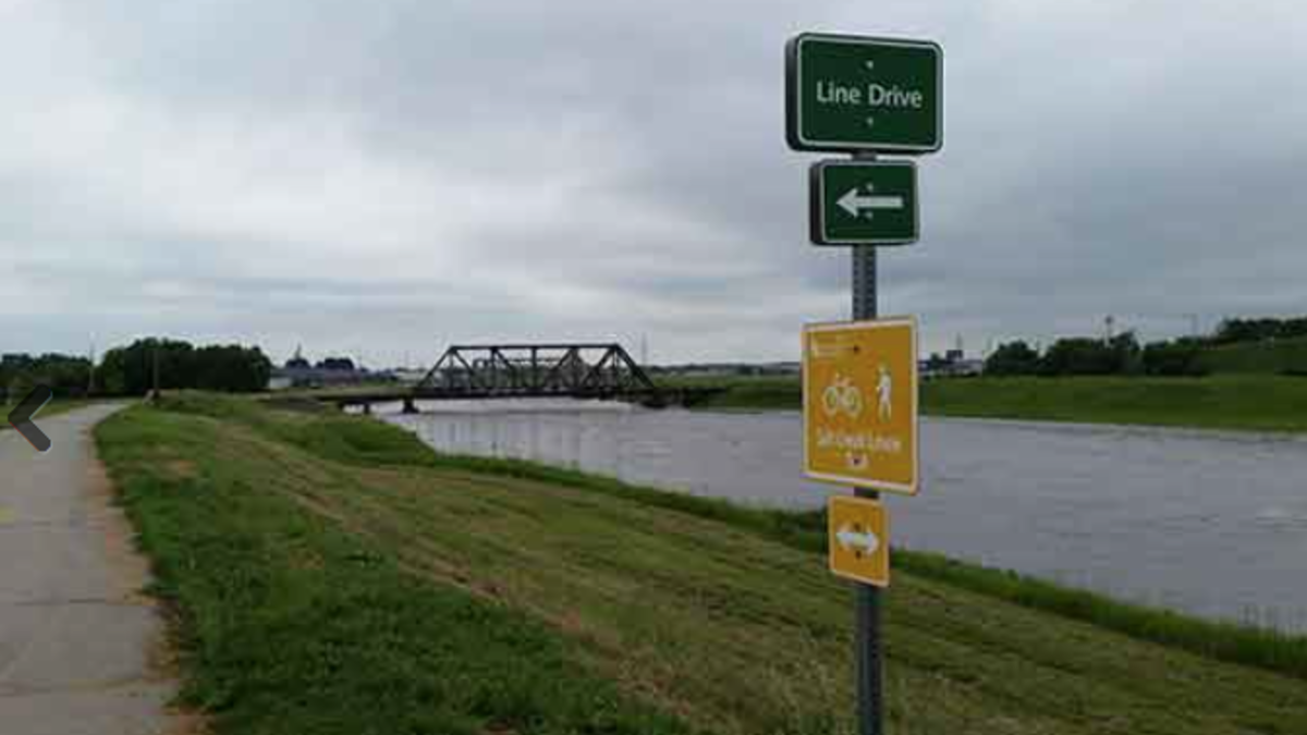 Heavy rains in early June caused water in Salt Creek to rise to near flood stage for a second time this spring.