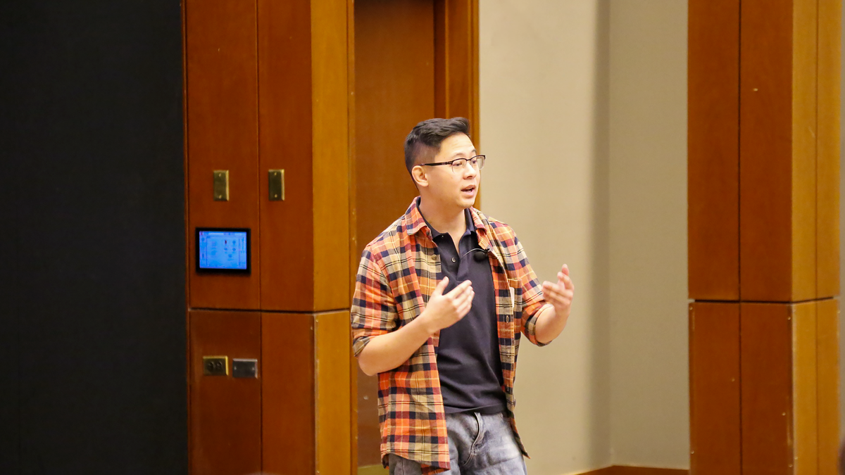 Ryan Tan, assistant professor of sports media and communication, won the 2023 Faculty Research and Creative Activity Slam, the third straight victory for the College of Journalism and Mass Communications.