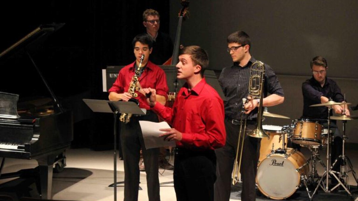 Students perform as part of a previous "Wet Ink!" concert at UNL.