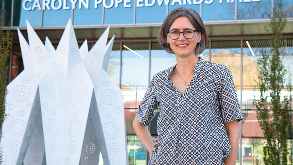 Dr. Caroline Villiger, professor and head of the “Family–Education–School” research program at the University of Teacher Education in Bern, Switzerland, arrived in Lincoln April 14 to study the TAPP program. (Kyleigh Skaggs, Kindred Media)