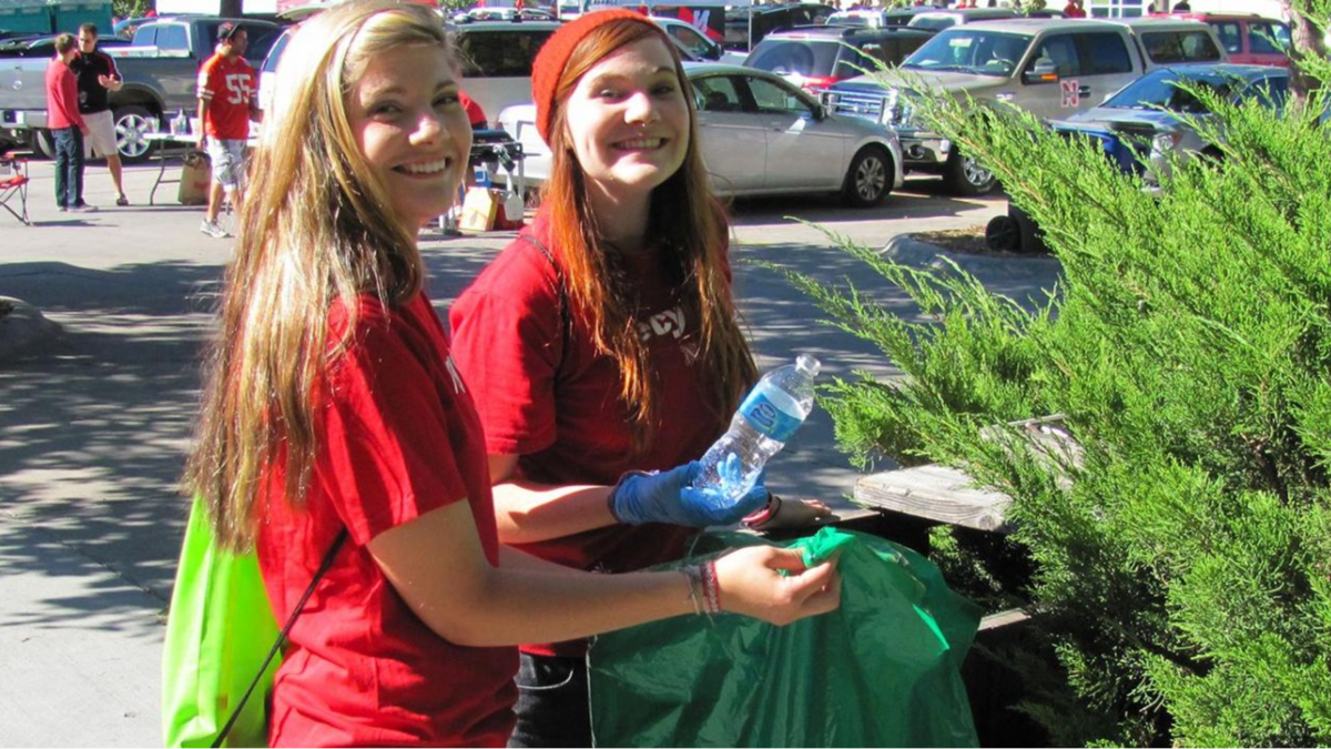 Nebraska finished No. 9 nationally in the 2016 GameDay Recycling Challenge.