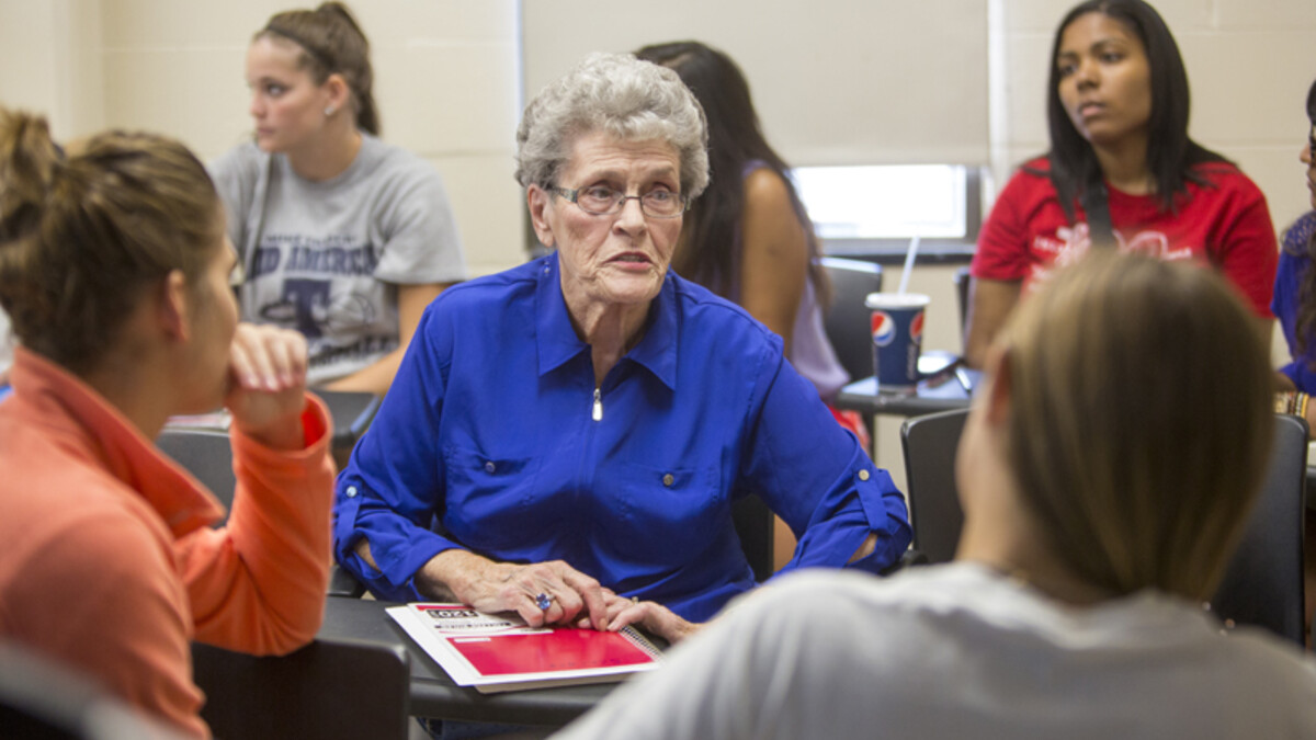 Eleanor "Jean" Kops, 85, is a junior at UNL this fall.