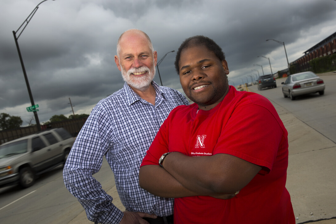 Mark Anderson (left) and Curtis Walker