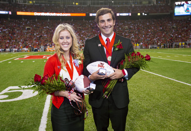 Shelby Kruse and Jeff Story are the 2014 Homecoming queen and king.