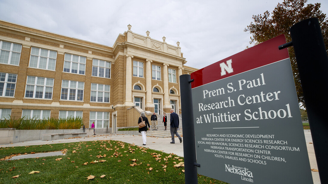 The Whittier Research Center was renamed the Prem S. Paul Research Center at Whittier School in honor of the late longtime vice chancellor for research and economic development.