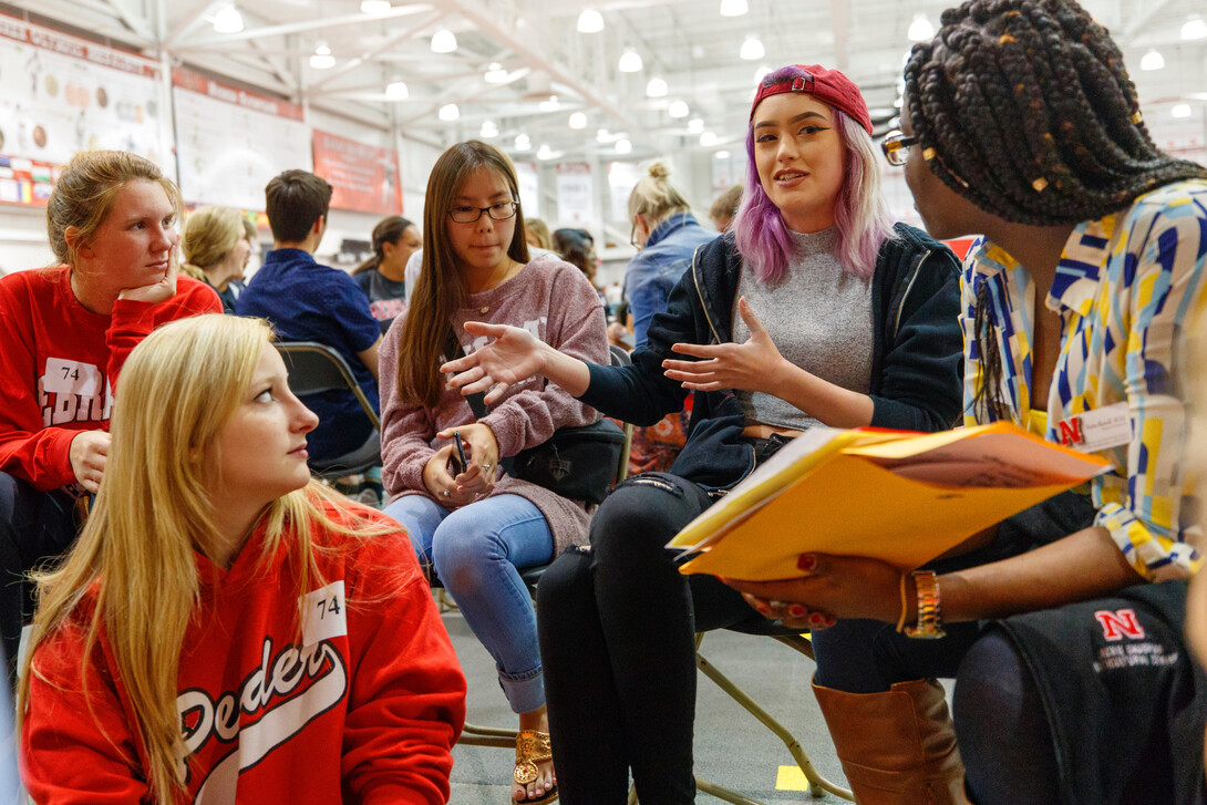 On Thursday, September 5, 2019, at 7 p.m. in the Bob Devaney Sports Center, incoming first-year students will participate in Husker Dialogues, a diversity and inclusion event facilitated by more than 370 student, faculty and staff conversation guides.