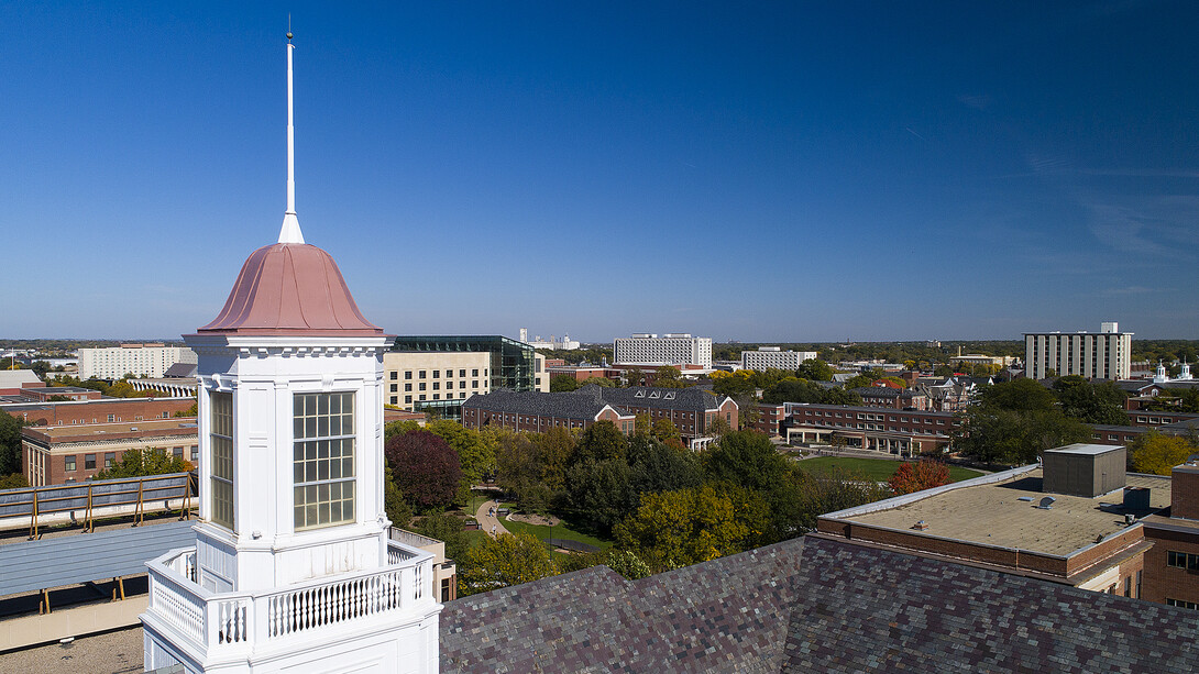 Love Library cupola