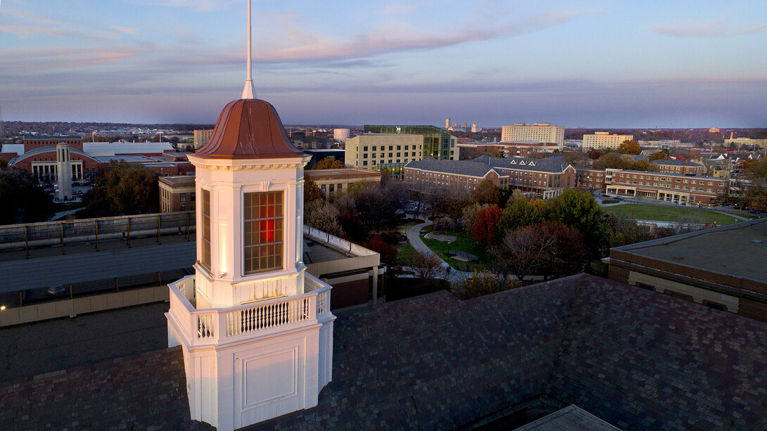 Love Library cupola