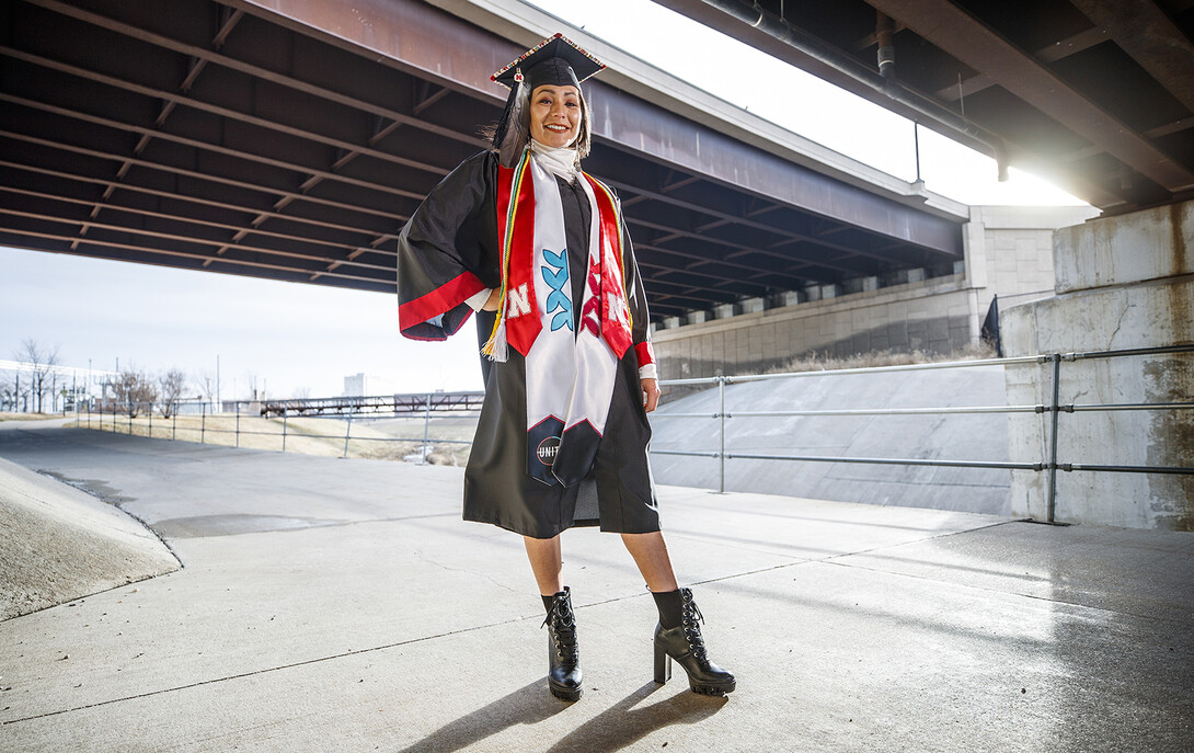 An internship earned as an undergraduate at Nebraska has grown into a full-time job as an assistant bridge engineer with Olsson, a Lincoln-based engineering firm.