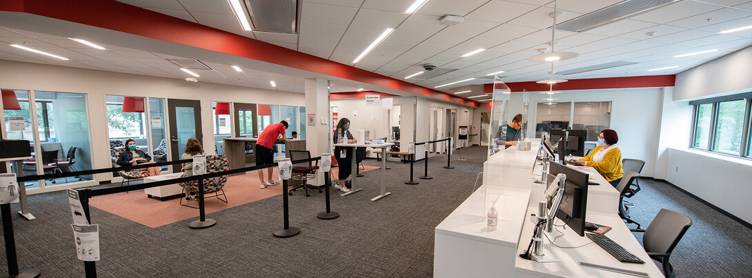 The Husker Hub has moved into its new home in Canfield Administration Building. It is one-stop shop to help students efficiently handle campus-related business.