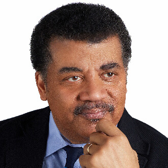 Color portrait of astrophysicist Neil deGrass Tyson