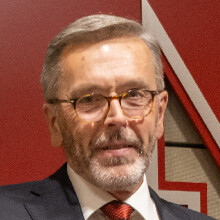 Color portrait of Ronnie Green, chancellor emeritus of the University of Nebraska–Lincoln.