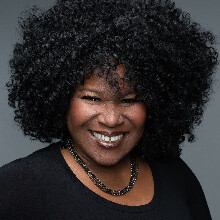 Color portrait of singer Tammy McCann.