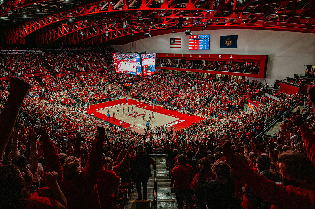 The Bob Devaney Sports Center is home to Husker Volleyball.