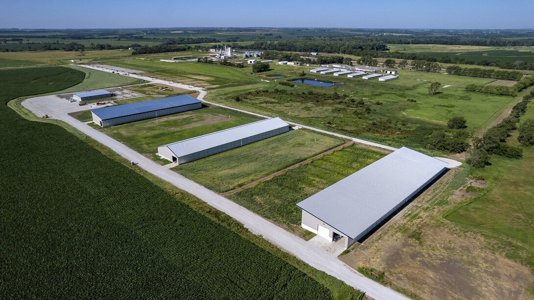 Feedlot Innovation Center at the Eastern Nebraska Research, Extension and Education Center (ENREEC) near Mead, Nebraska.