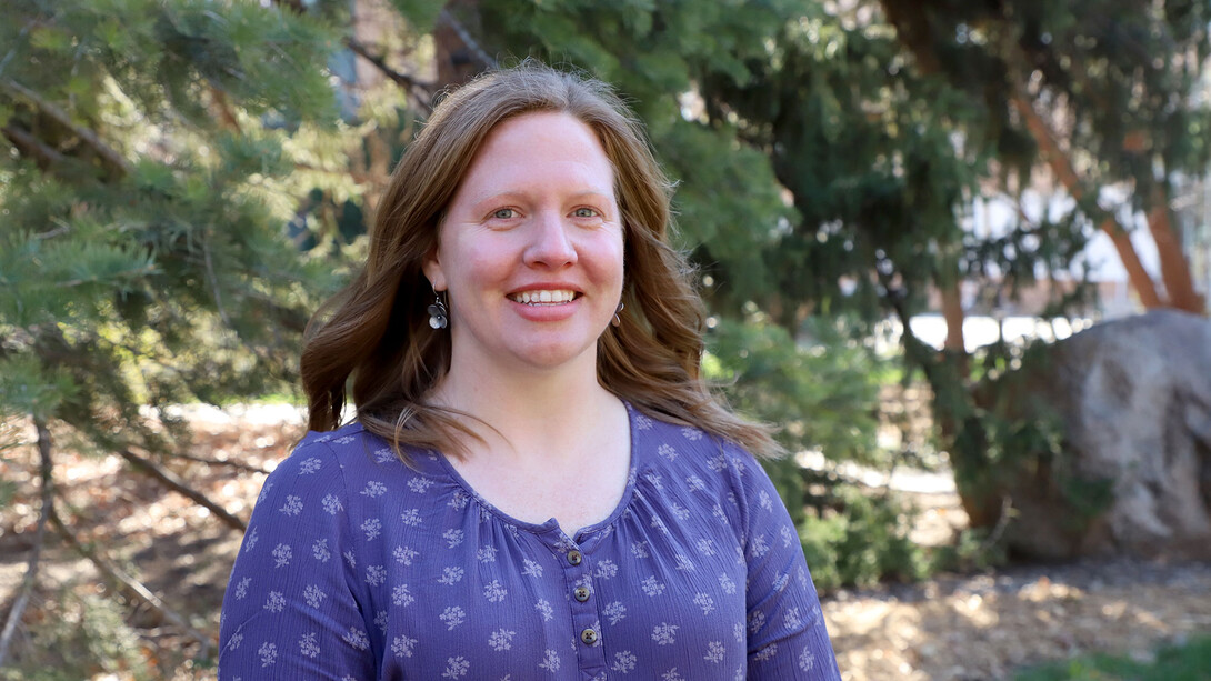 Becky Young, assistant professor of practice in agronomy and horticulture, was honored with a Holling Family Early Achievement Faculty Award at the CASNR Awards Luncheon May 6 at the Nebraska East Union.