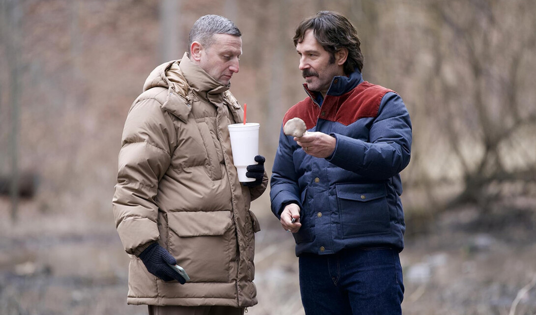 Tim Robinson (left) and Paul Rudd star in "Friendship."