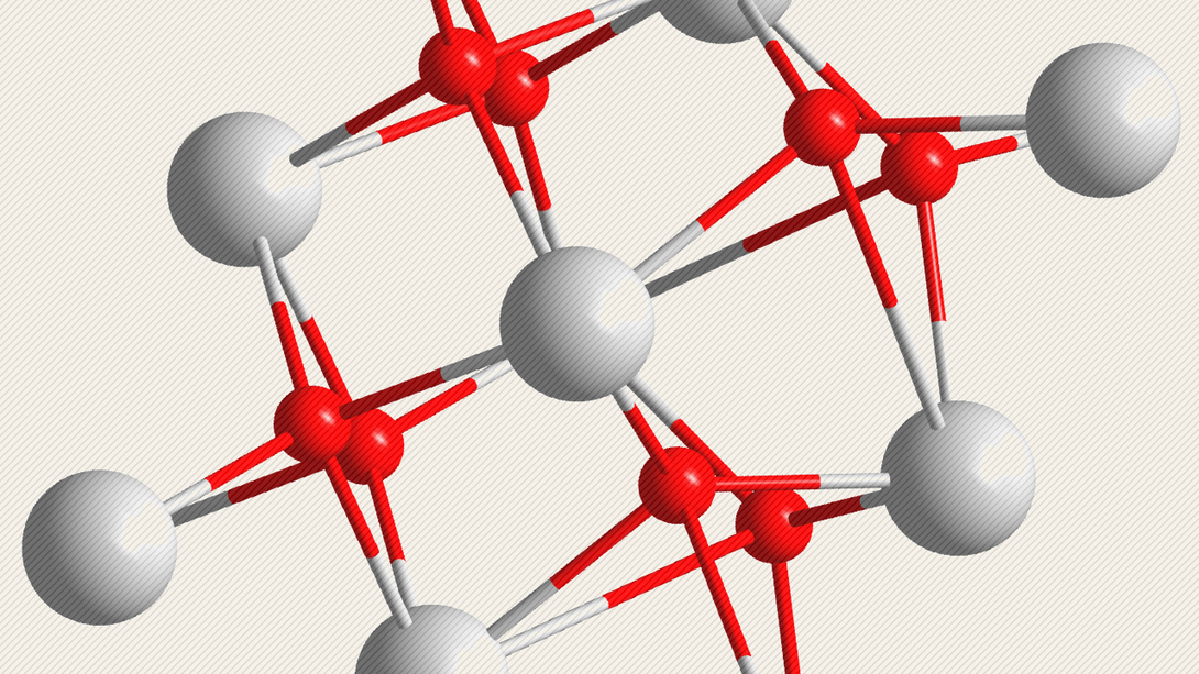 Rendering of hafnium oxide