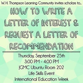 How to write a letter of interest and Request a Letter of Recommendation